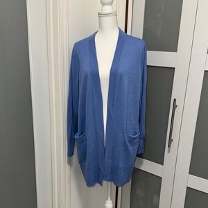 Nordstrom Women's Blue Cardigan Sweater